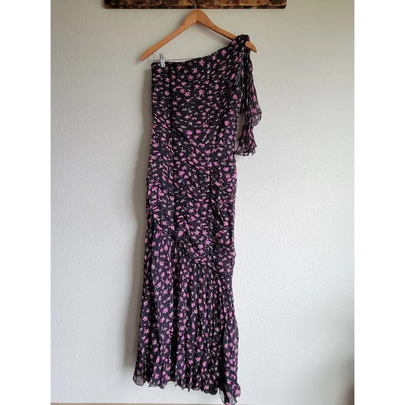 Shoshanna Vivine Tossed Rose Gown - Picture 5 of 10